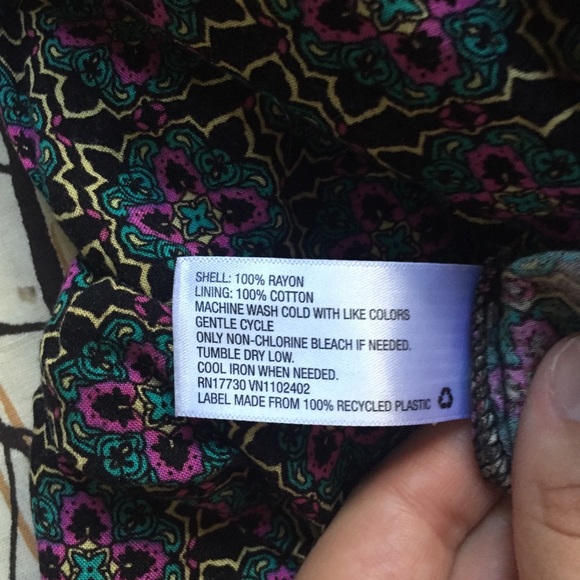 Multicolor Print Strapless Sun Dress with Pockets! - Picture 5 of 7